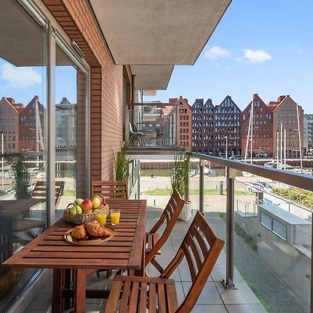 Waterlane Riverside - Spa, Pool, Gym & Parking By Downtown Apartments Gdańsk Kültér fotó