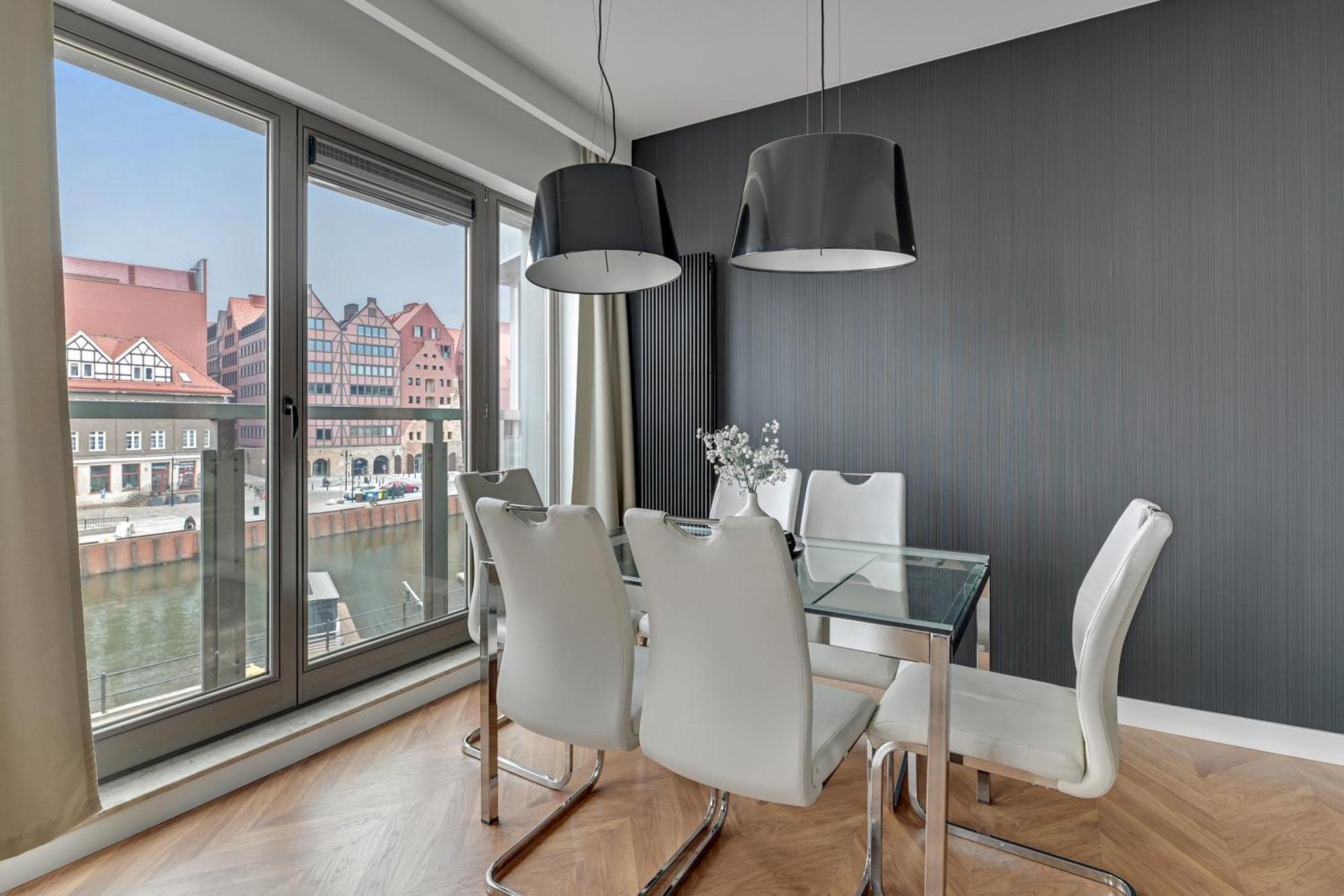 Waterlane Riverside - Spa, Pool, Gym & Parking By Downtown Apartments Gdańsk Kültér fotó