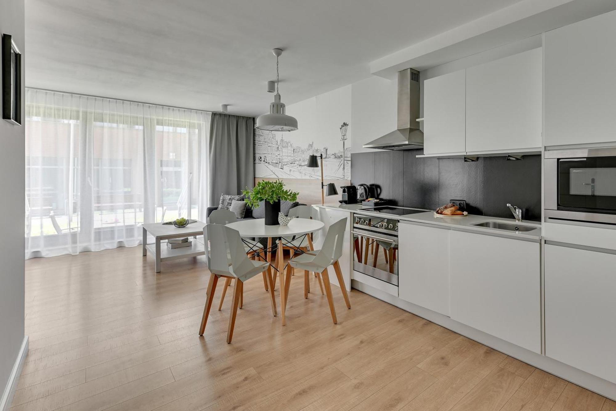 Waterlane Riverside - Spa, Pool, Gym & Parking By Downtown Apartments Gdańsk Szoba fotó