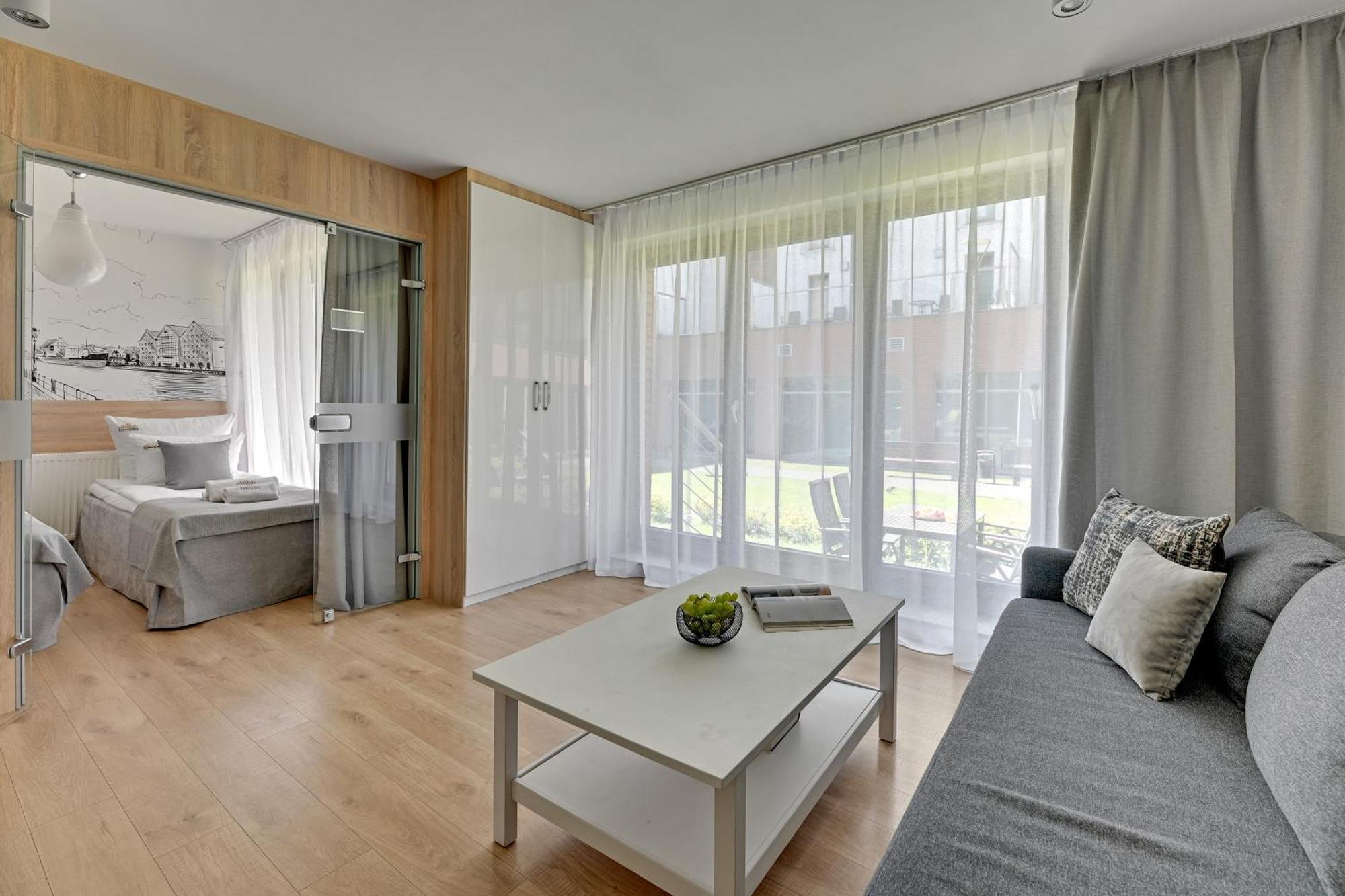 Waterlane Riverside - Spa, Pool, Gym & Parking By Downtown Apartments Gdańsk Kültér fotó