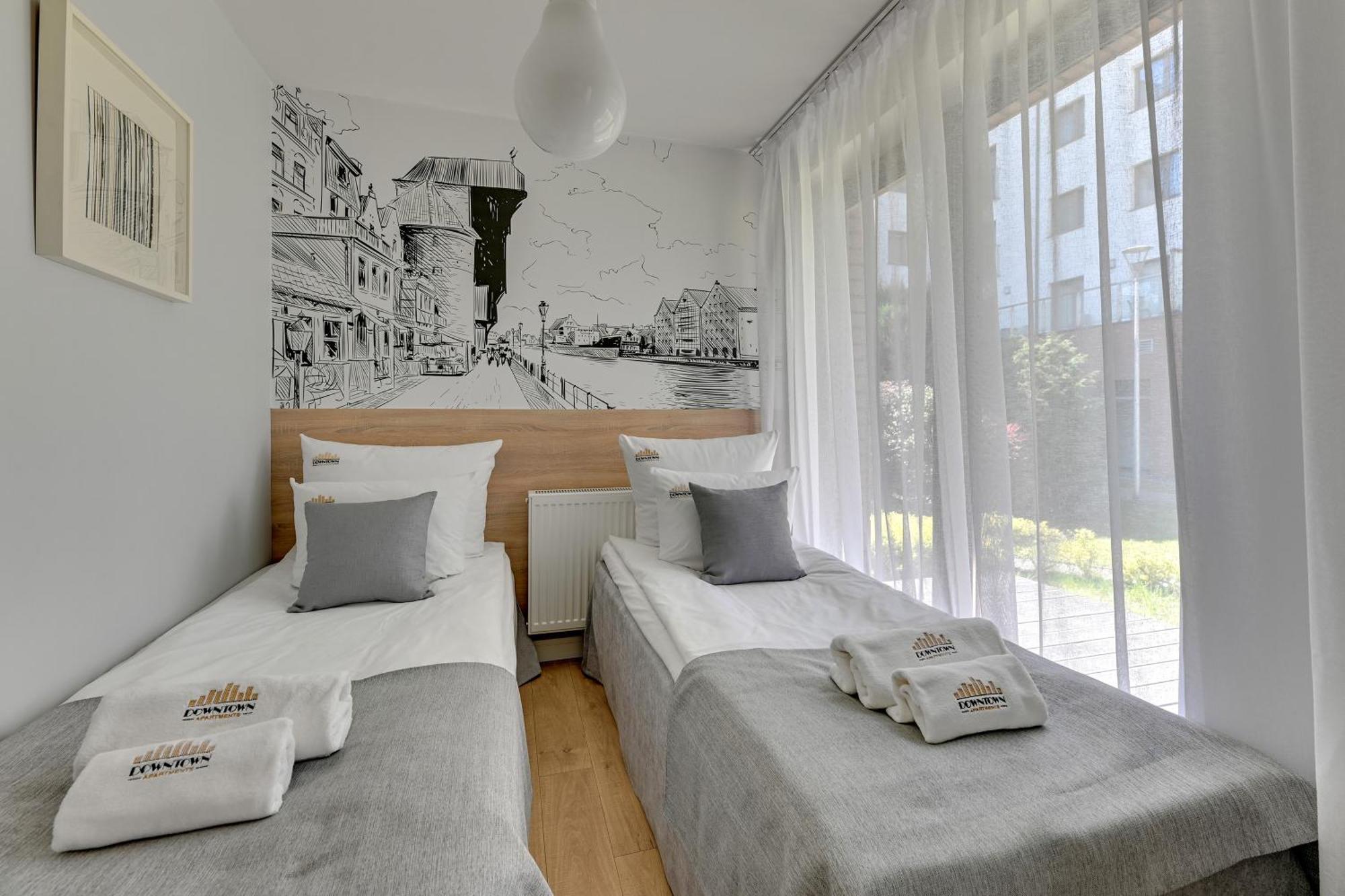 Waterlane Riverside - Spa, Pool, Gym & Parking By Downtown Apartments Gdańsk Szoba fotó